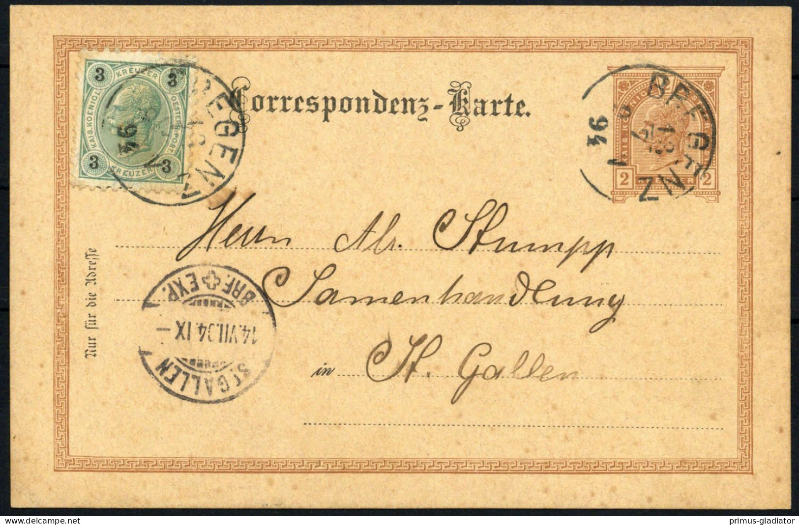 Österreich, P 74, 52, Brief - Machine Postmarks