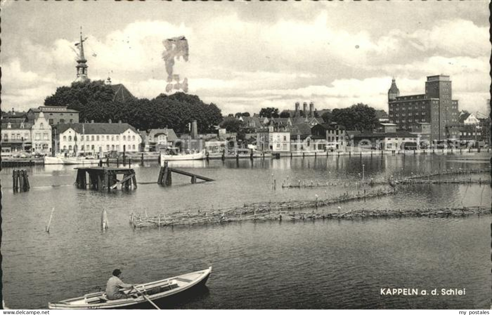 72045583 Kappeln Schlei Boot Teilansicht Ellenberg - Kappeln / Schlei