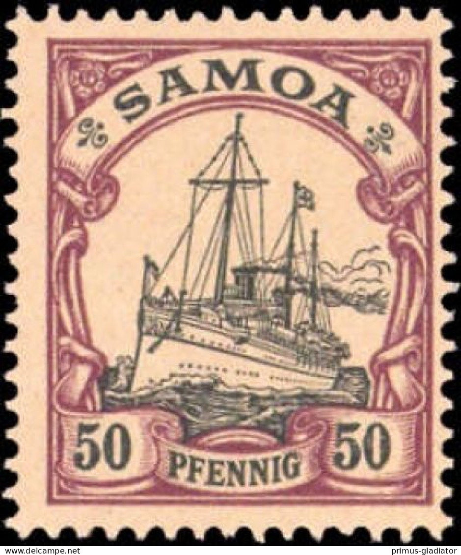 1900, Deutsche Kolonien Samoa, 14 Dzf, * - Samoa