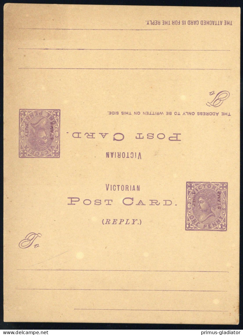 1885, Victoria, P 6 A, Brief - Non Classés