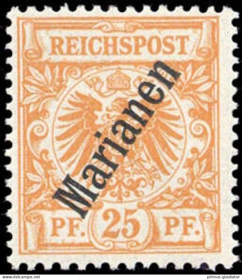 1900, Deutsche Kolonien Marianen, 5 II, * - Islas Maríanas