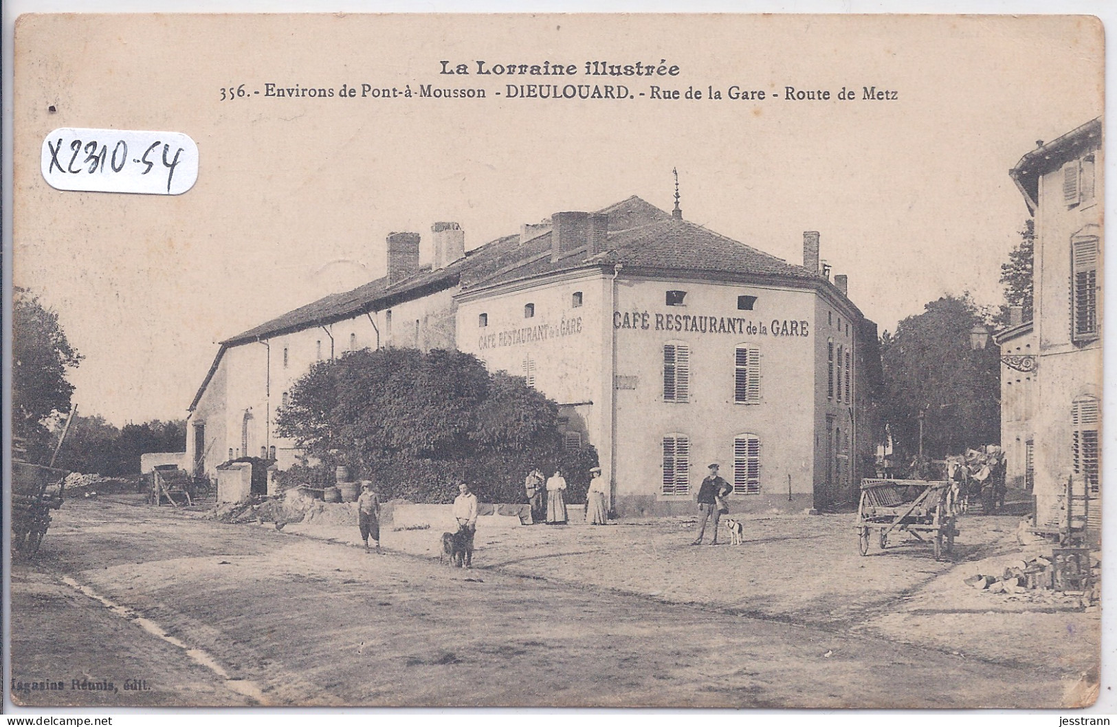 DIEULOUARD- RUE DE LA GARE- ROUTE DE METZ- LE CAFE-RESTAURANT DE LA GARE - Dieulouard