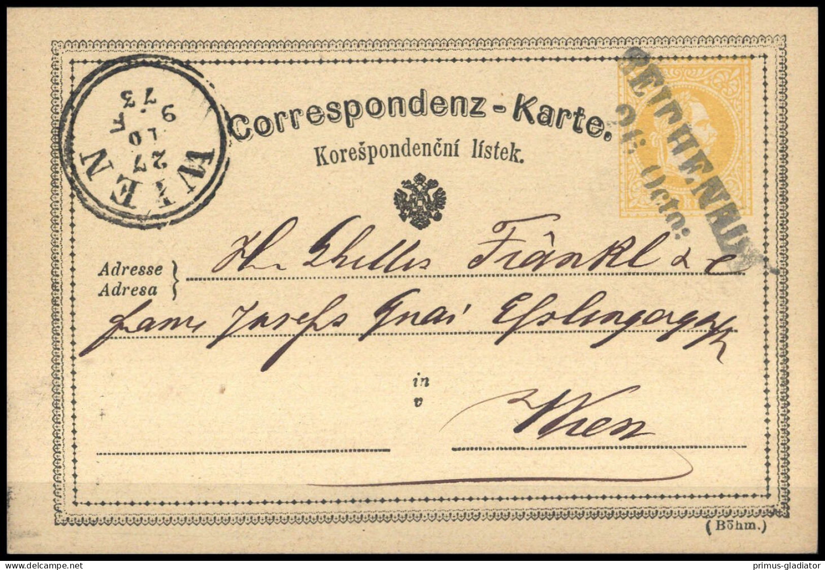 Österreich, P 18, Brief - Machine Postmarks