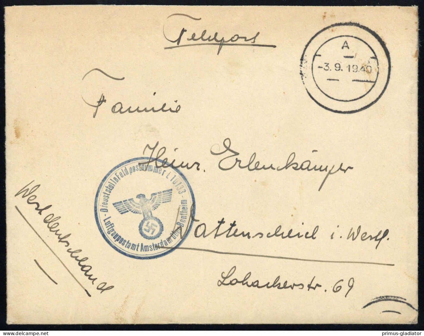 1940, Niederlande, Brief - Other & Unclassified