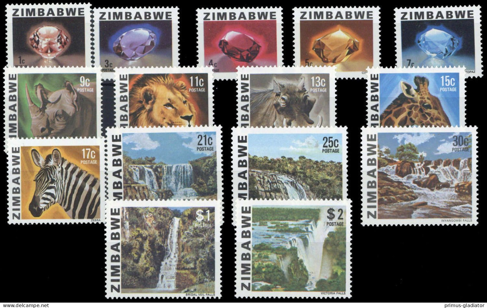 1980, Zimbabwe, 227-41, ** - Zimbabwe (1980-...)