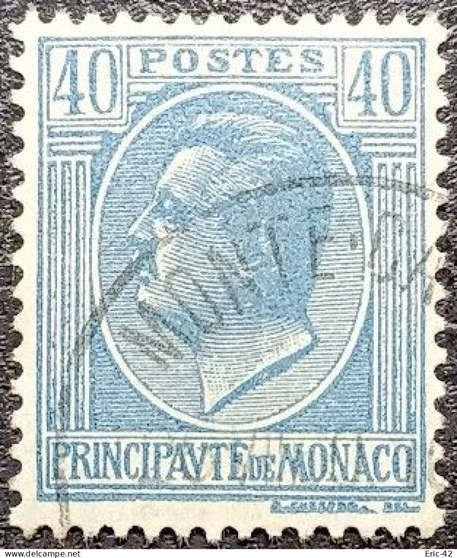 MONACO. Y&T N°84. Prince Louis II. Cachet De Monte-Carlo. - Usados