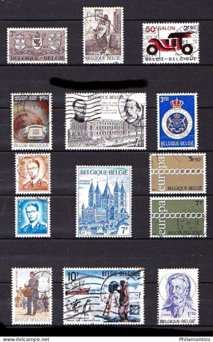 BELGIQUE -  Collection 1965 / 1984 - Oblitérés - Bien fournie - Bon état - Quelques doubles.