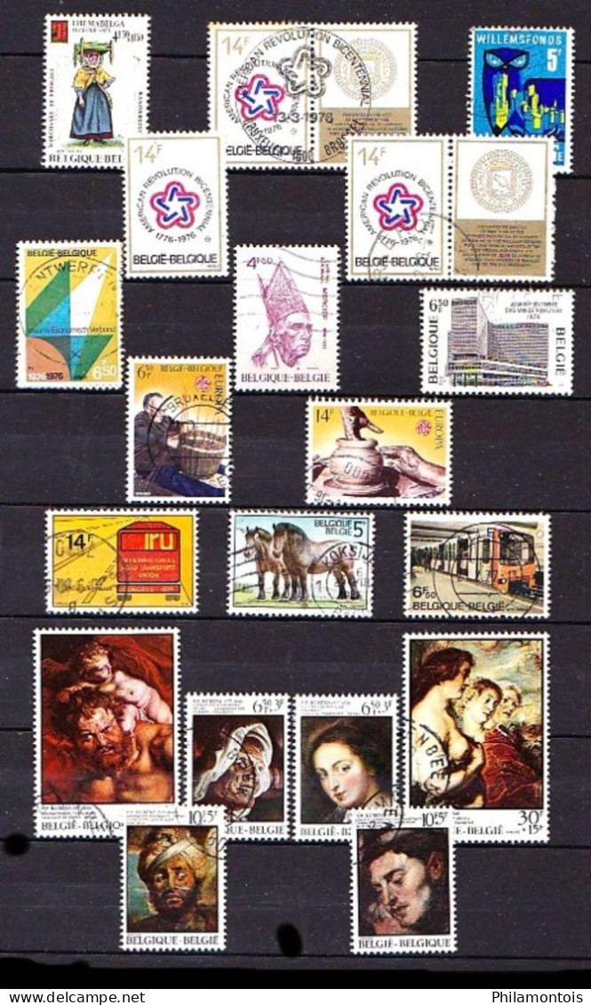 BELGIQUE -  Collection 1965 / 1984 - Oblitérés - Bien fournie - Bon état - Quelques doubles.