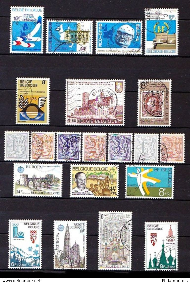 BELGIQUE -  Collection 1965 / 1984 - Oblitérés - Bien fournie - Bon état - Quelques doubles.