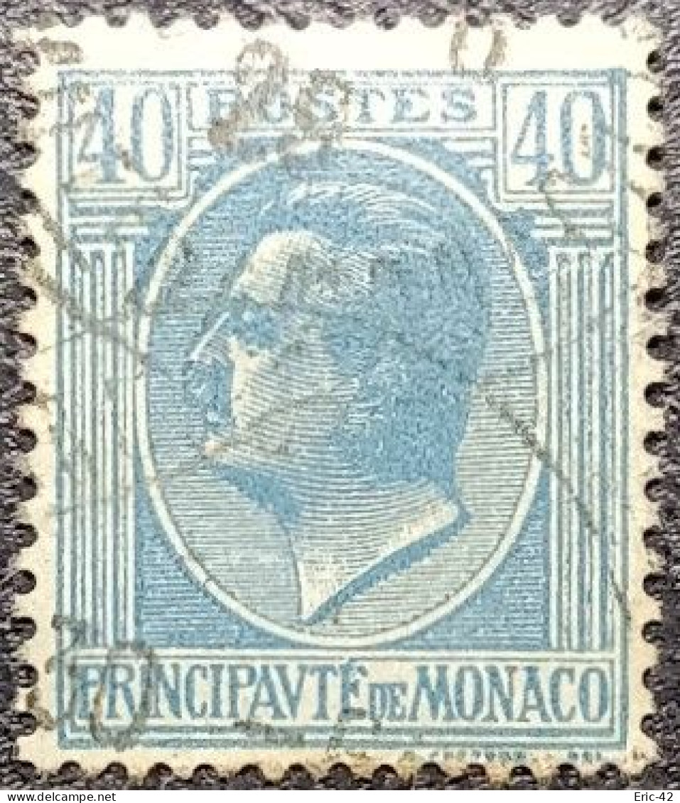 MONACO. Y&T N°84. Prince Louis II. Cachet De 1925. - Gebraucht