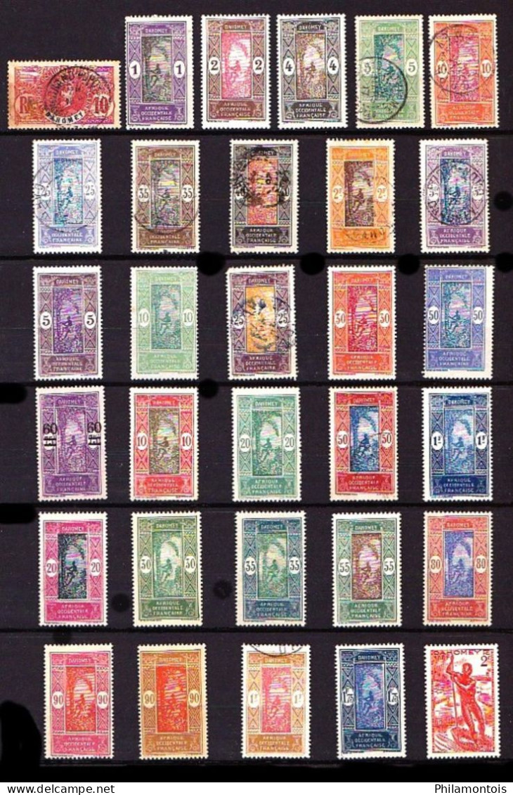 DAHOMEY - Collection 1906 / 1975 - Neufs Et Oblitérés - Tous états. - Altri & Non Classificati