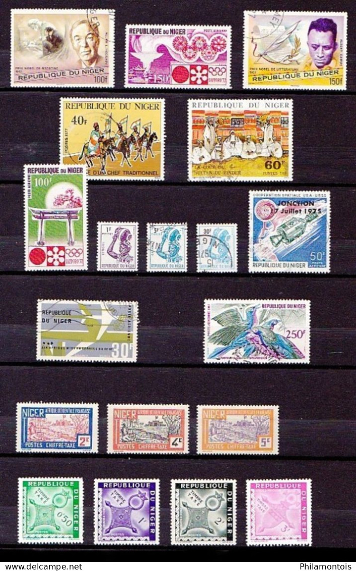 NIGER - Lot 1921 / 1975 Env. - Neufs Et Oblitérés - Tous états. - Otros & Sin Clasificación