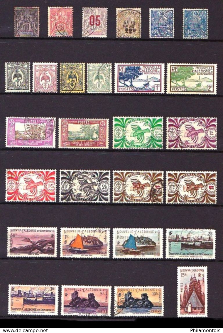 Nelle.-CALEDONIE - Collection 1892 / 1975 - Neufs Et Oblitérés - Tous états. - Colecciones & Series