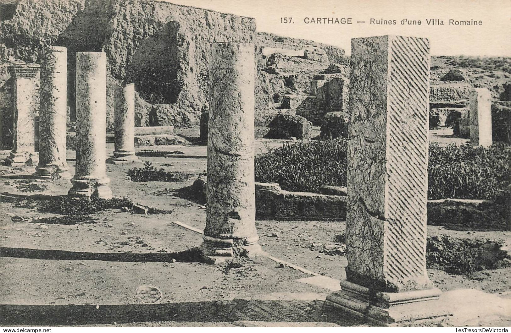 ITALIE - Carthage - Ruines D'une Villa Romaine - Carte Postale Ancienne - Cagliari