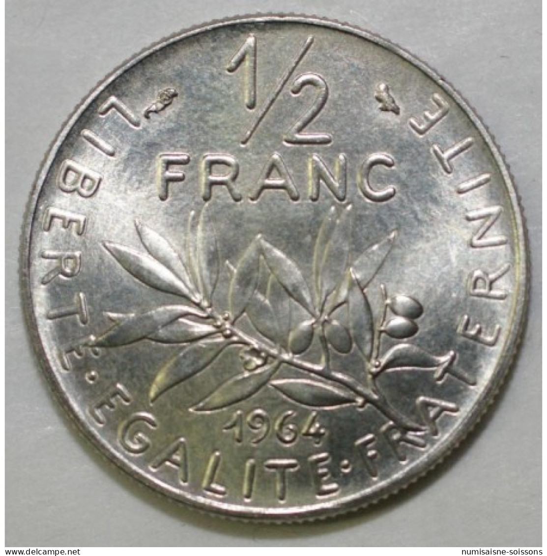 GADOURY 429 - 1/2 FRANC 1964 TYPE SEMEUSE - PRE SERIE AVEC DIFFÉRENT - KM 931.1 - FDC - 1/2 Franc