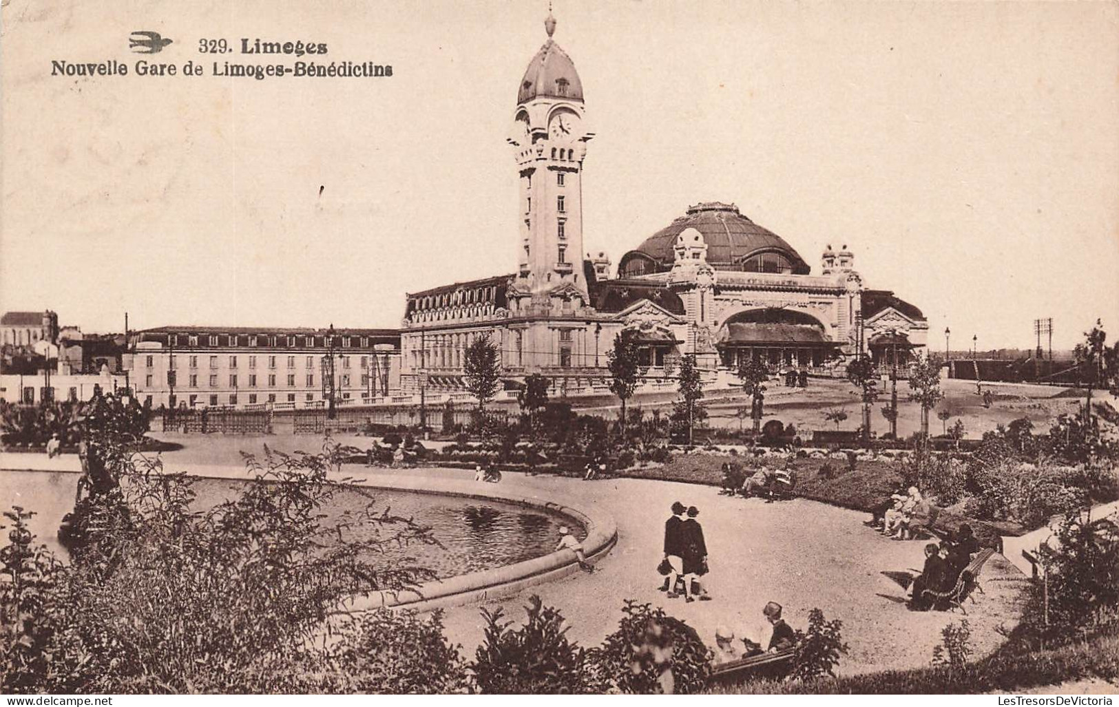 FRANCE - Limoges - Nouvelle Gare De Limoges - Bénédictins - Bassin - Carte Postale Ancienne - Limoges