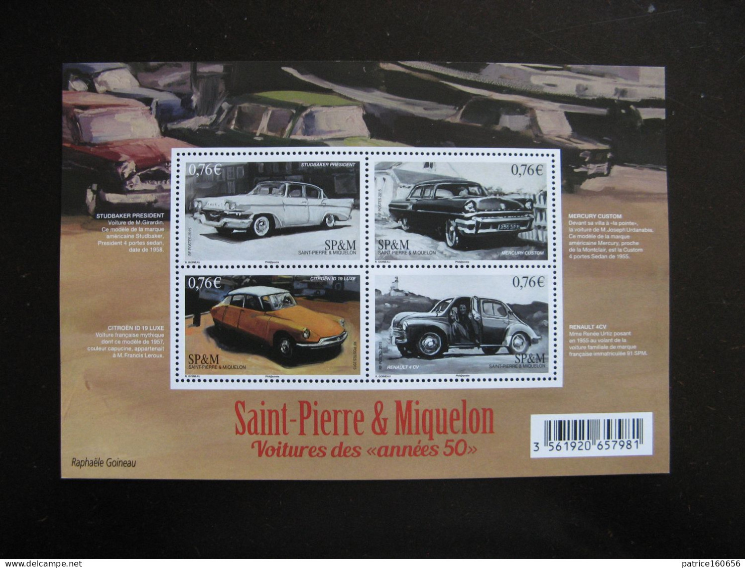 Saint Pierre Et Miquelon: TB Feuille N° F 1133 , Neuve XX. - Unused Stamps