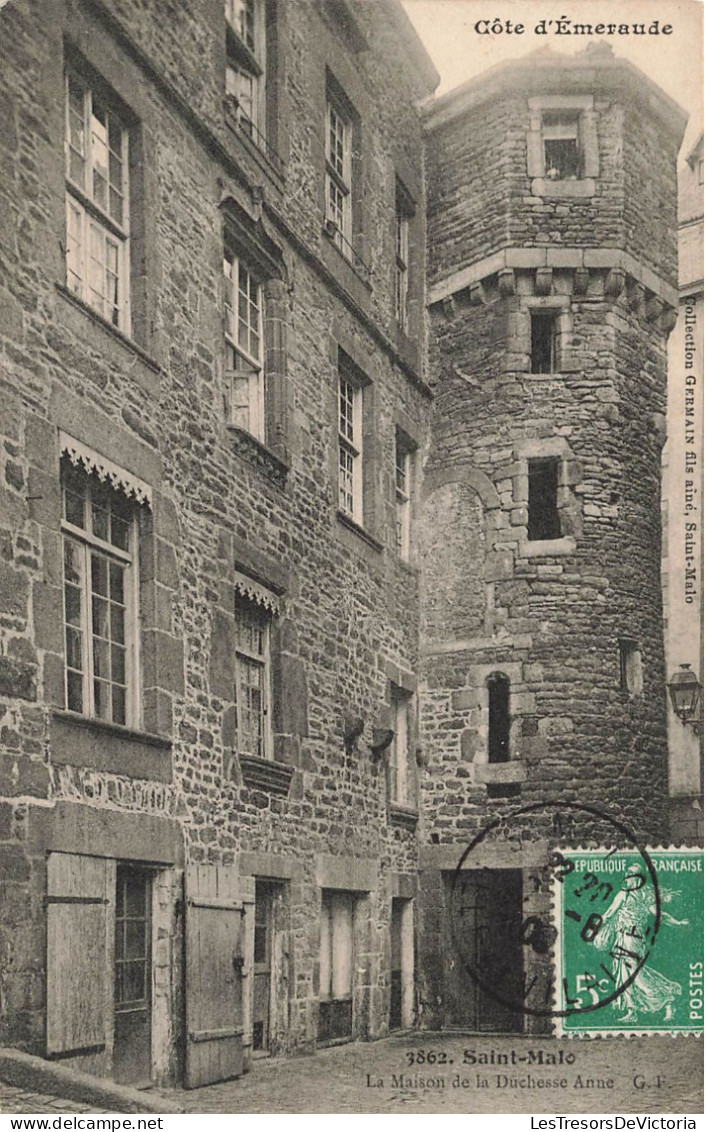 FRANCE - Saint Malo - La Maison De La Duchesse Anne - Carte Postale Ancienne - Saint Malo