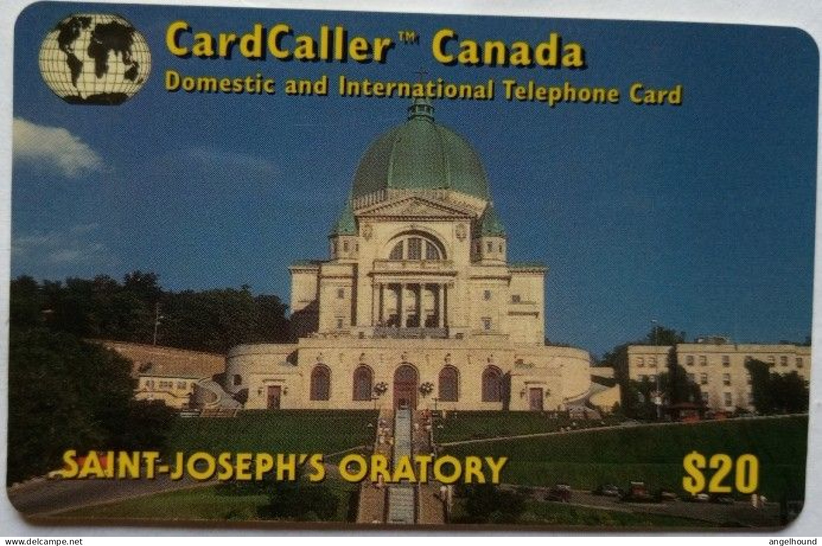 Canada Cardcaller $20 Prepaid - St. Joseph's Oratory Of Mount Royal - Kanada