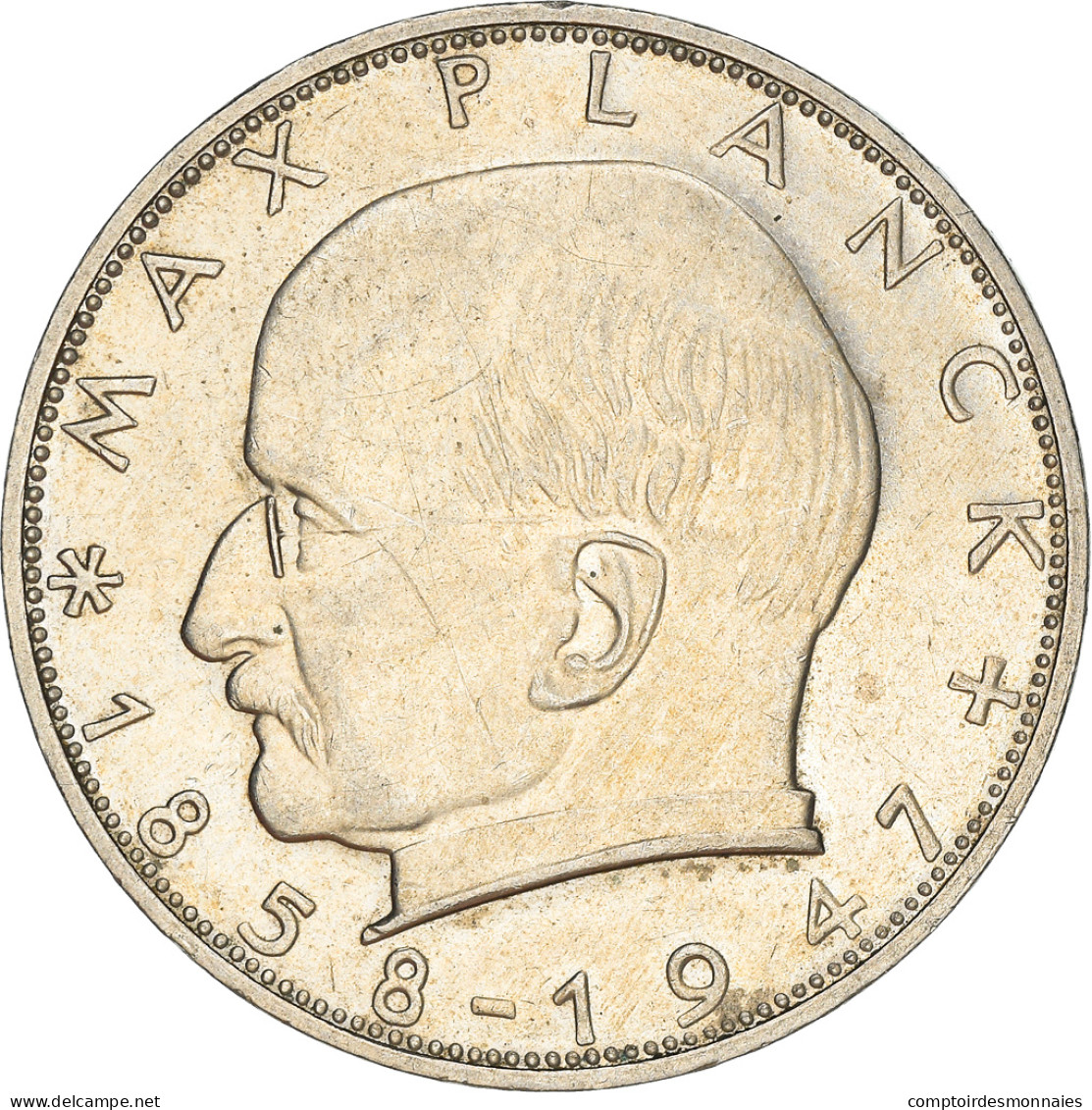 Monnaie, République Fédérale Allemande, 2 Mark, 1966, Stuttgart, TTB - 2 Marcos