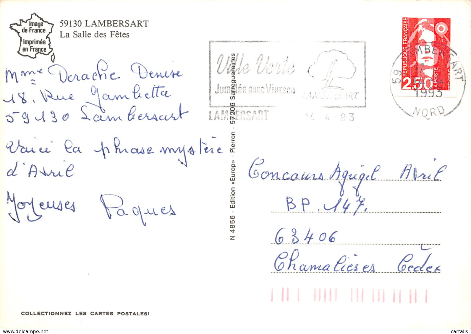 59-LAMBERSART-N° 4414-C/0325 - Lambersart