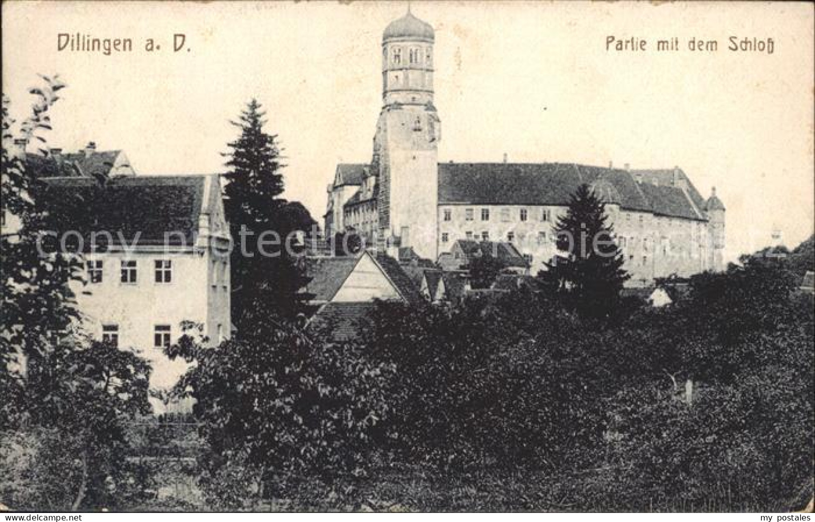 42002648 Dillingen Donau Partie Mit Schloss Dillingen - Dillingen