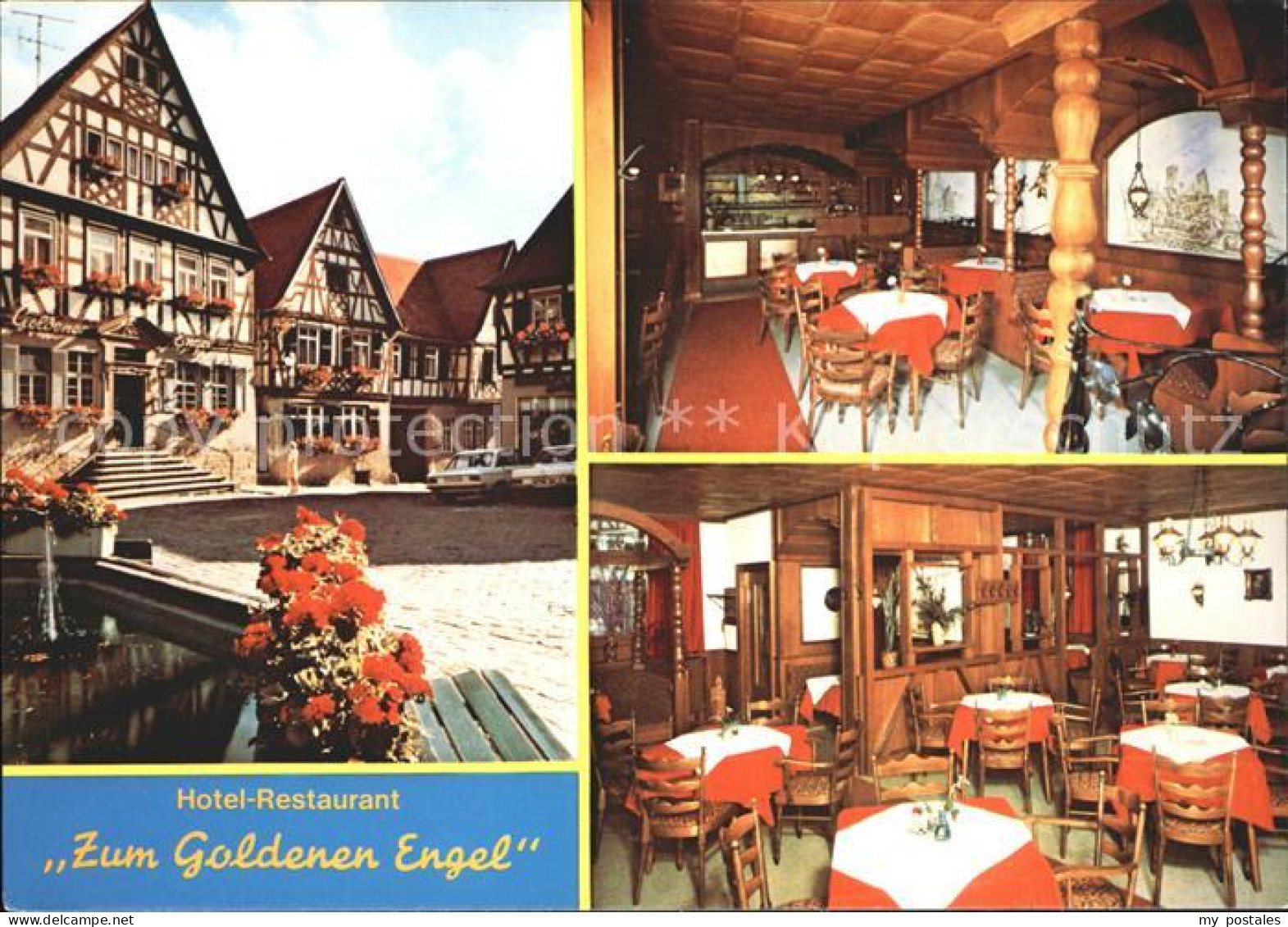 42001801 Heppenheim Bergstrasse Hotel-Restaurant Zum Goldenen Engel Heppenheim - Heppenheim
