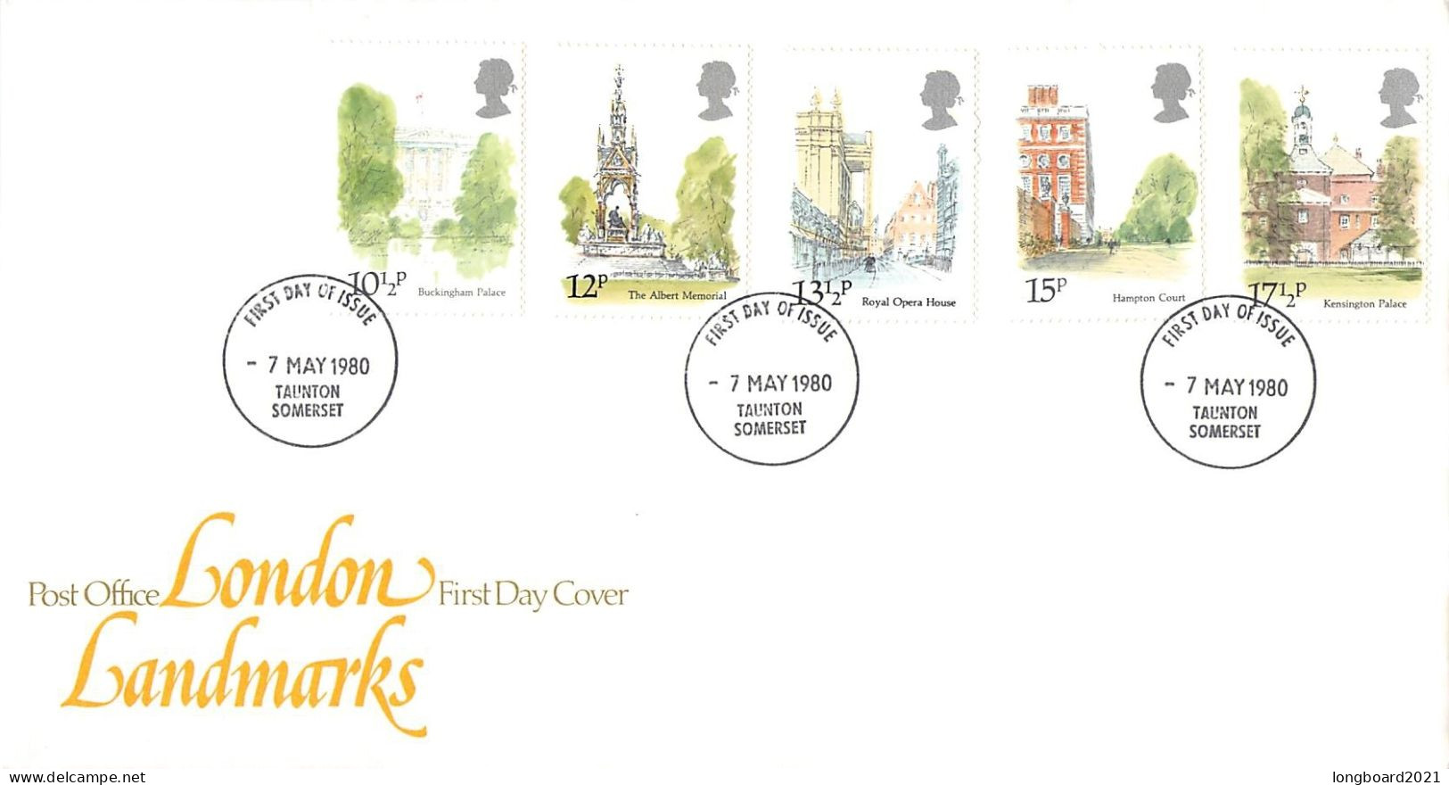 GREAT BRITAIN - SMALL COLLECTION FDC 1980-1982 / 5082