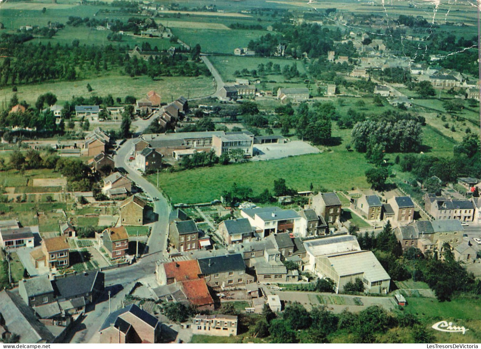 BATIMENTS & ARCHITECTURE - Monuments - 5260 Villiers Le Bouillet - Vue Aérienne - Quartier De La Pannerie- Carte Postale - Denkmäler