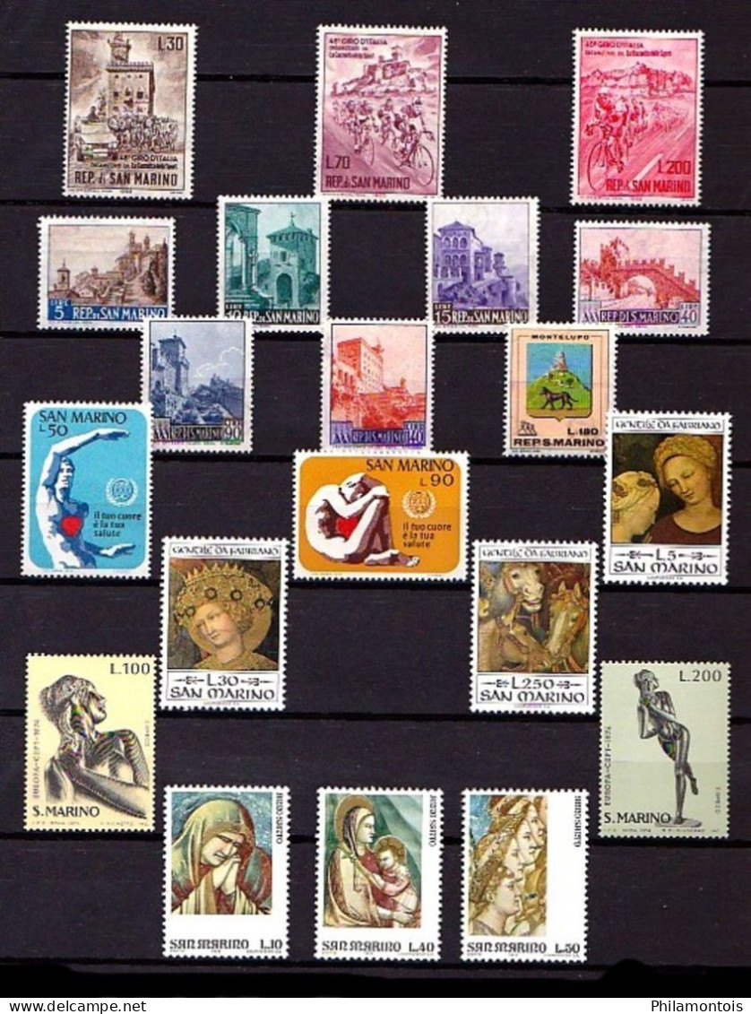 SAINT MARIN - Lot De Timbres 1965 / 1999 - Neufs N** - Très Beaux - Collezioni & Lotti