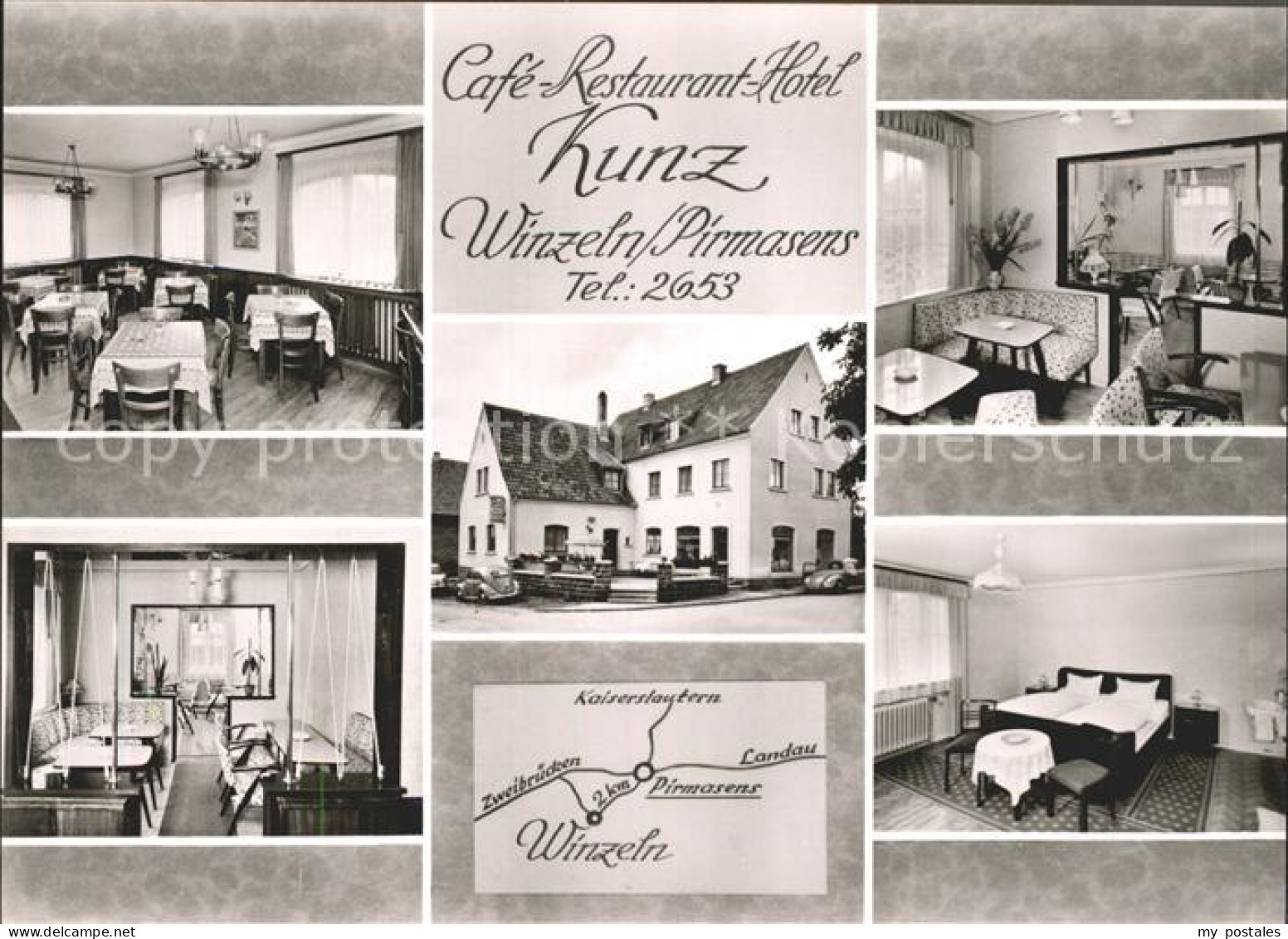 41970130 Winzeln Pirmasens Cafe Restaurant Hotel Kunz Bromsilber Winzeln Pirmase - Pirmasens