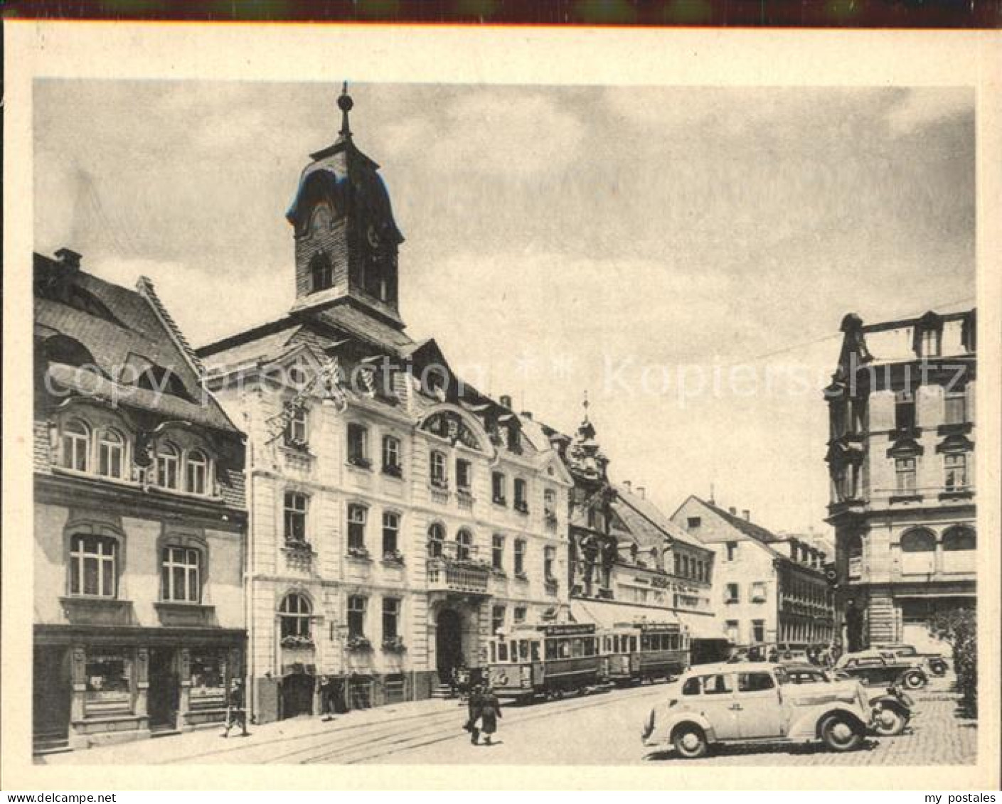 41970126 Pirmasens Partie Am Rathaus Strassenbahn Pirmasens - Pirmasens