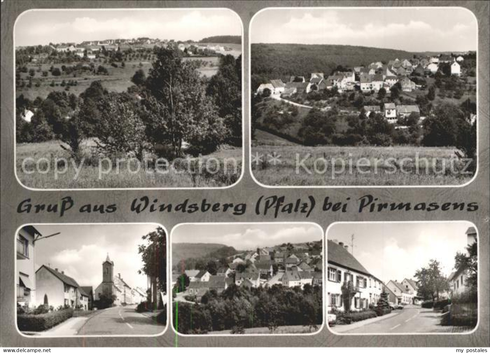 41970094 Windsberg Teilansichten Strassenpartie Kirche Bromsilber Windsberg - Pirmasens