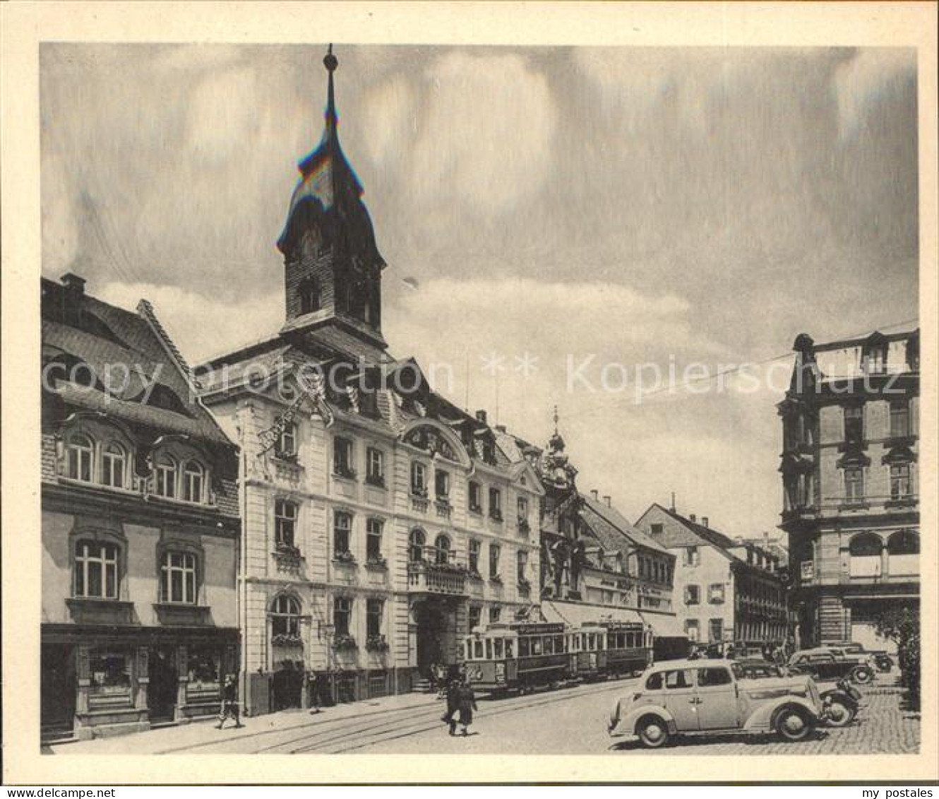 41970060 Pirmasens Partie Am Rathaus Strassenbahn Pirmasens - Pirmasens