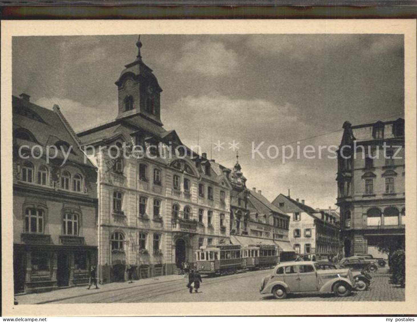 41970056 Pirmasens Partie Am Rathaus Kupfertiefdruck Pirmasens - Pirmasens