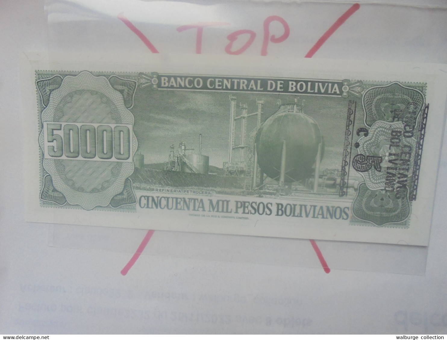 BOLIVIE 50.000 BOLIVIANOS 1984 Neuf (B.32) - Bolivie