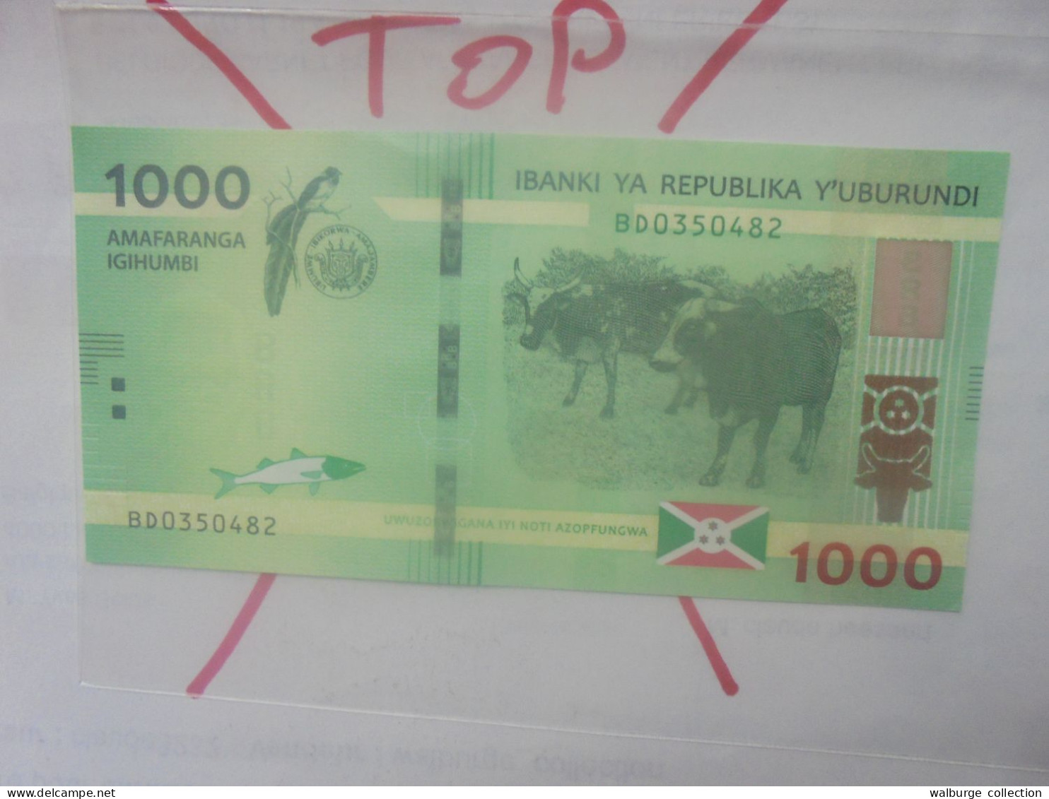 BURUNDI 1000 FRANCS 2021 Neuf (B.32) - Burundi