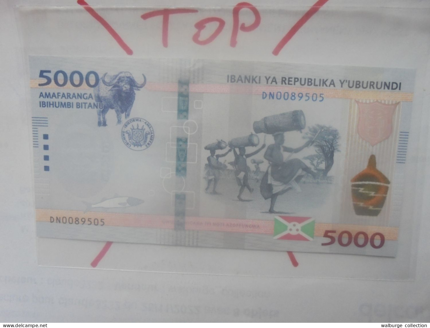 BURUNDI 5000 FRANCS 2022 Neuf (B.32) - Burundi