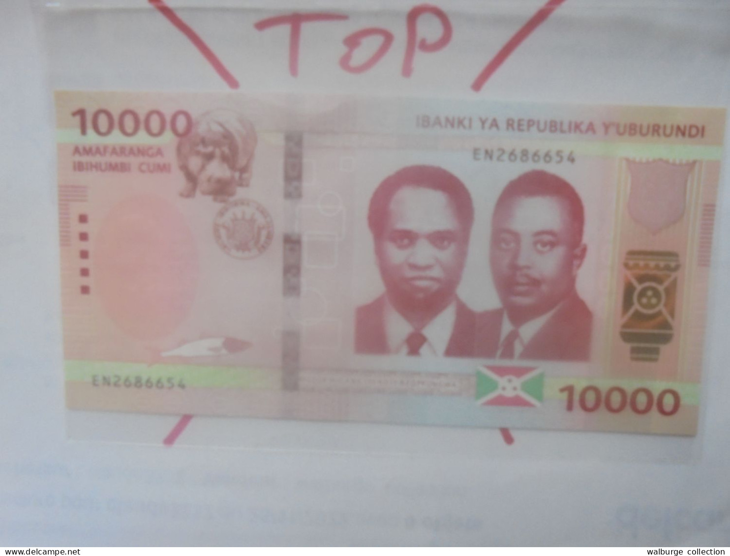 BURUNDI 10.000 FRANCS 2022 Neuf (B.32) - Burundi