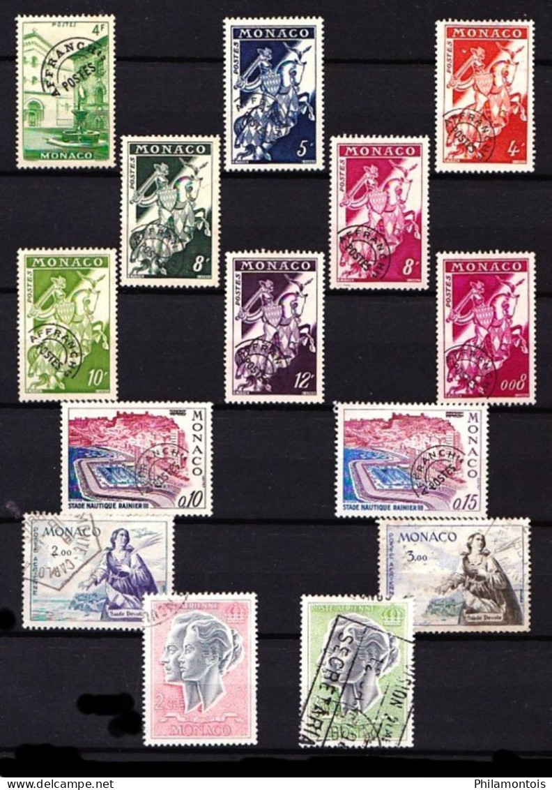 MONACO - Collection Depuis L'origine Jusqu'aux Années 60/70 - Neufs Et Oblitérés - Tous états - Collections, Lots & Séries