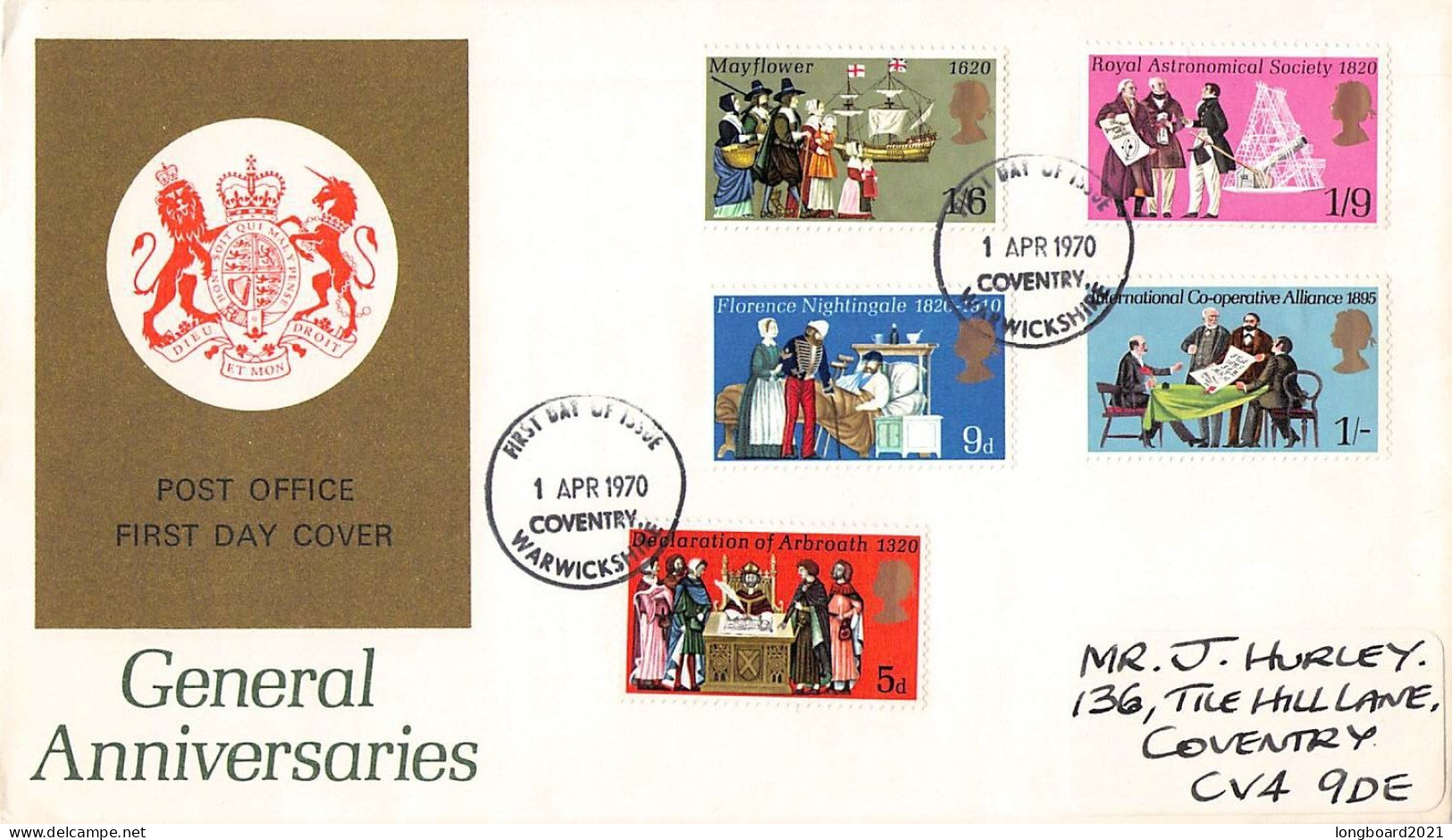 GREAT BRITAIN - SMALL COLLECTION FDC 1968-1970 / 5087 - Collections