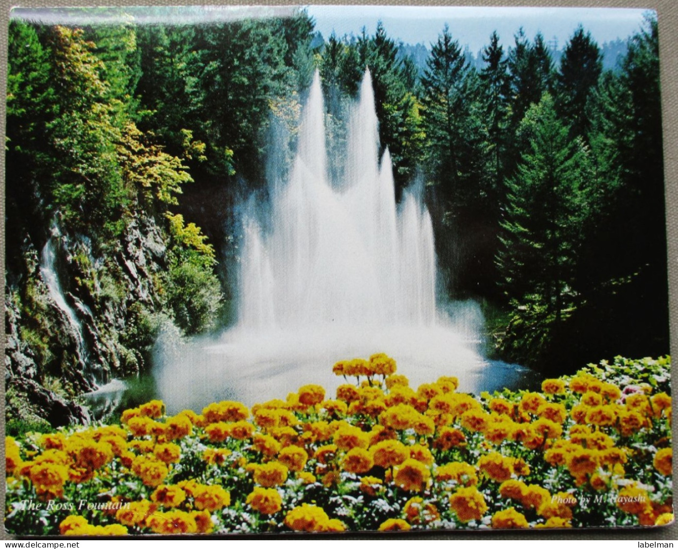 CANADA BRITISH COLUMBIA VICTORIA BUTCHART GARDENS BOOKLETT FOLDER CARD POSTKARTE ANSICHTSKARTE POSTCARD CARTE POSTALE - Huntsville