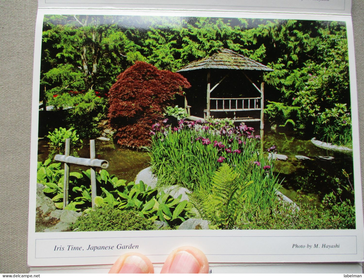 CANADA BRITISH COLUMBIA VICTORIA BUTCHART GARDENS BOOKLETT FOLDER CARD POSTKARTE ANSICHTSKARTE POSTCARD CARTE POSTALE