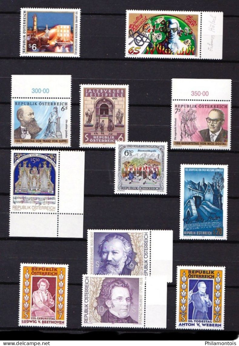 AUTRICHE - Lot De Timbres Neufs N**- Très Beaux - Sammlungen