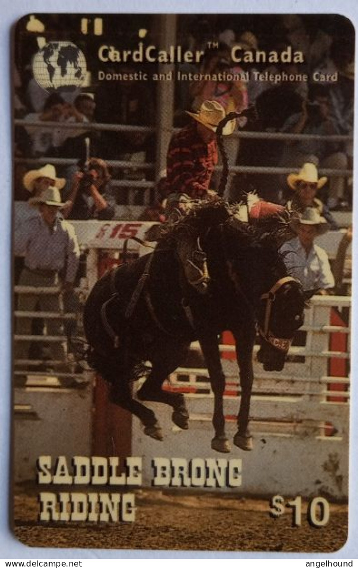 Canada Cardcaller $10 Prepaid - Saddle Bronc Riding - Kanada