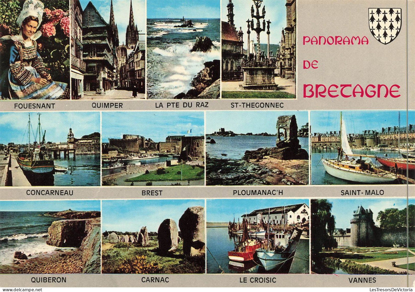 BATIMENTS & ARCHITECTURE - Multivues - Panorama De Bretagne - Carte Postale - Altri & Non Classificati