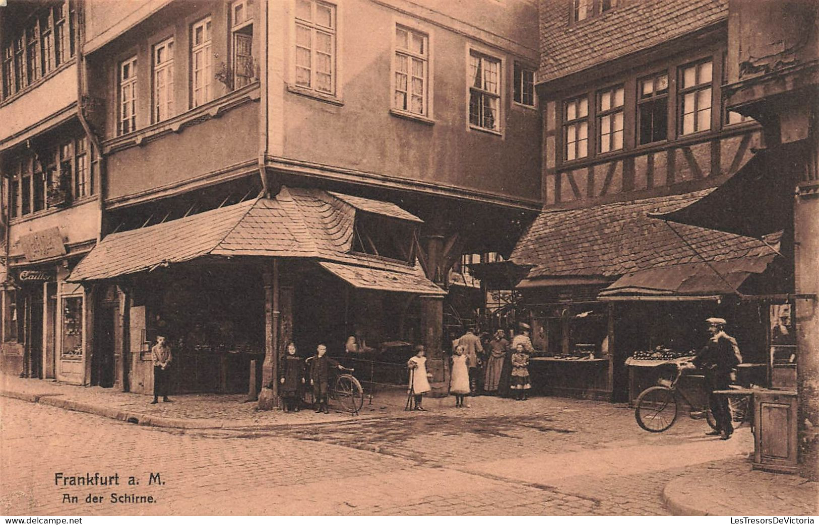 ALLEMAGNE - Frankfurt A.M. - An Der Schirne - Animé - Carte Postale Ancienne - Frankfurt A. Main