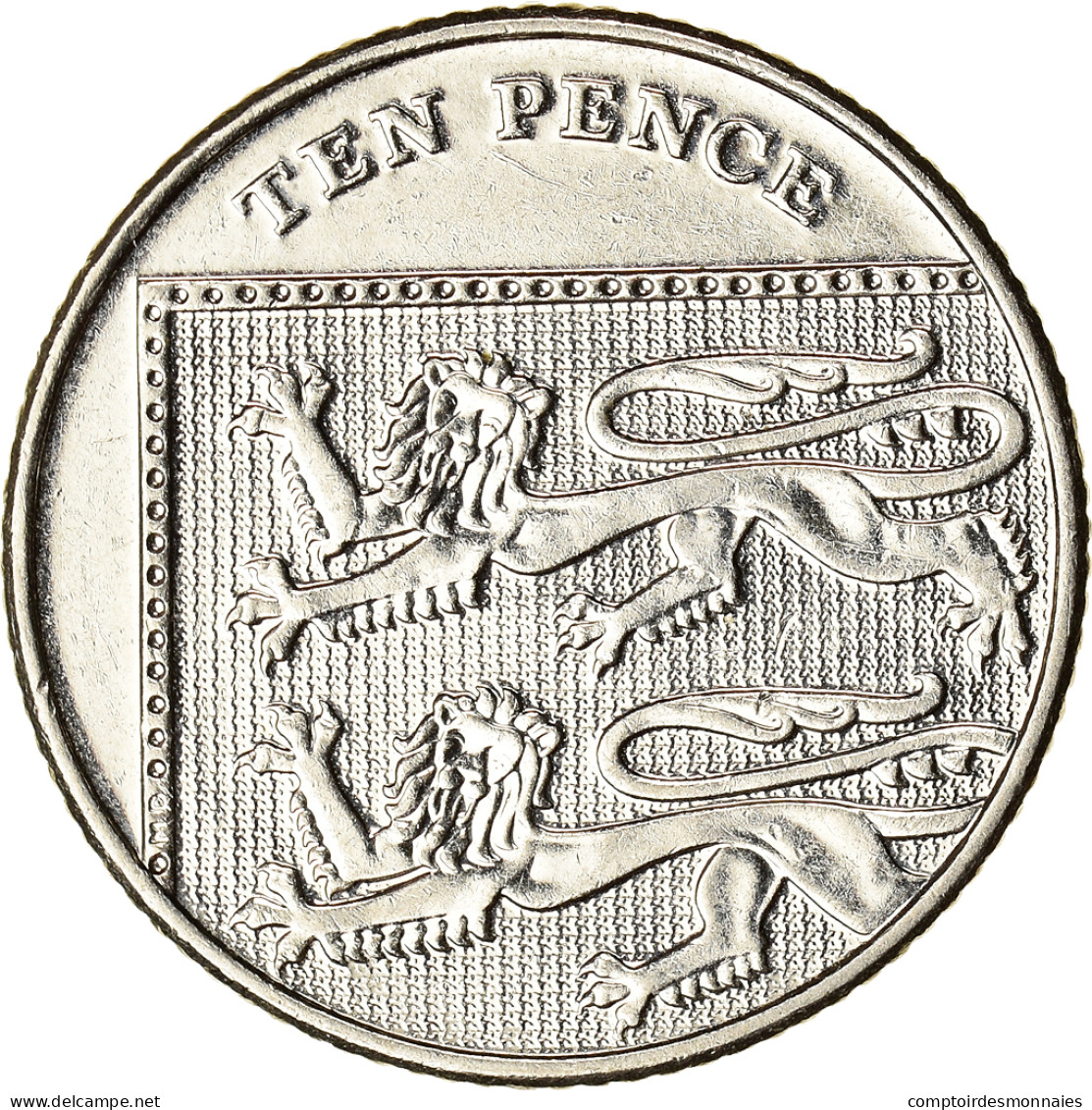 Monnaie, Grande-Bretagne, 10 Pence, 2014, SUP, Nickel Plaqué Acier - 10 Pence & 10 New Pence