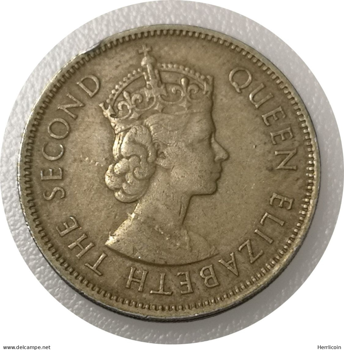 Monnaie Maurice - 1965 - Demi Roupie - Mauritius