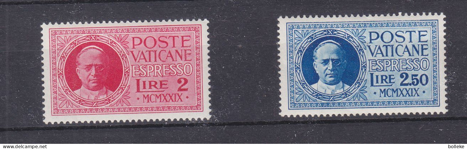 Vatican - Yvert Exprès 1 / 2  * -  Valeur 45,00 Euros - Priority Mail